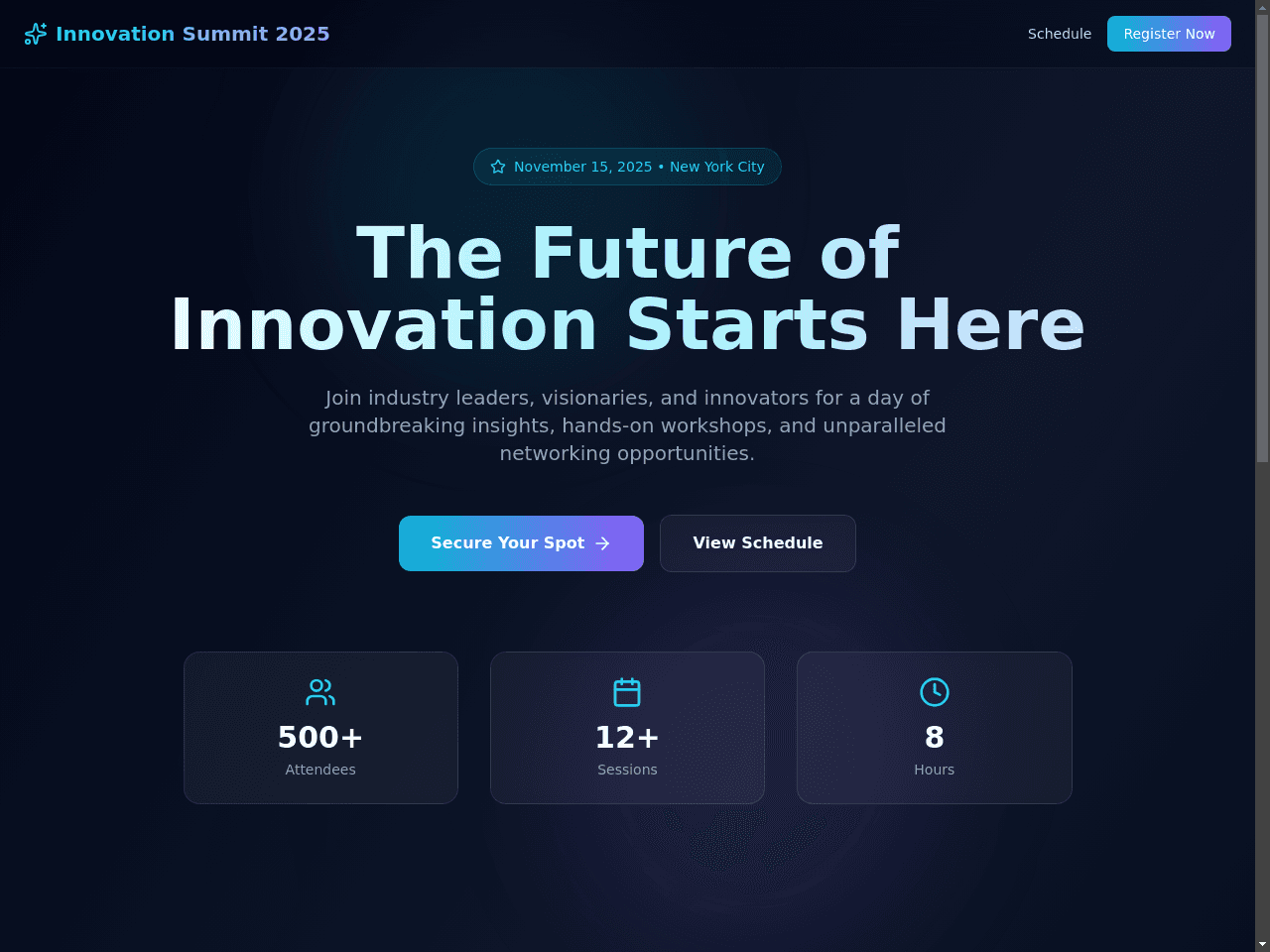 Event Page Studio