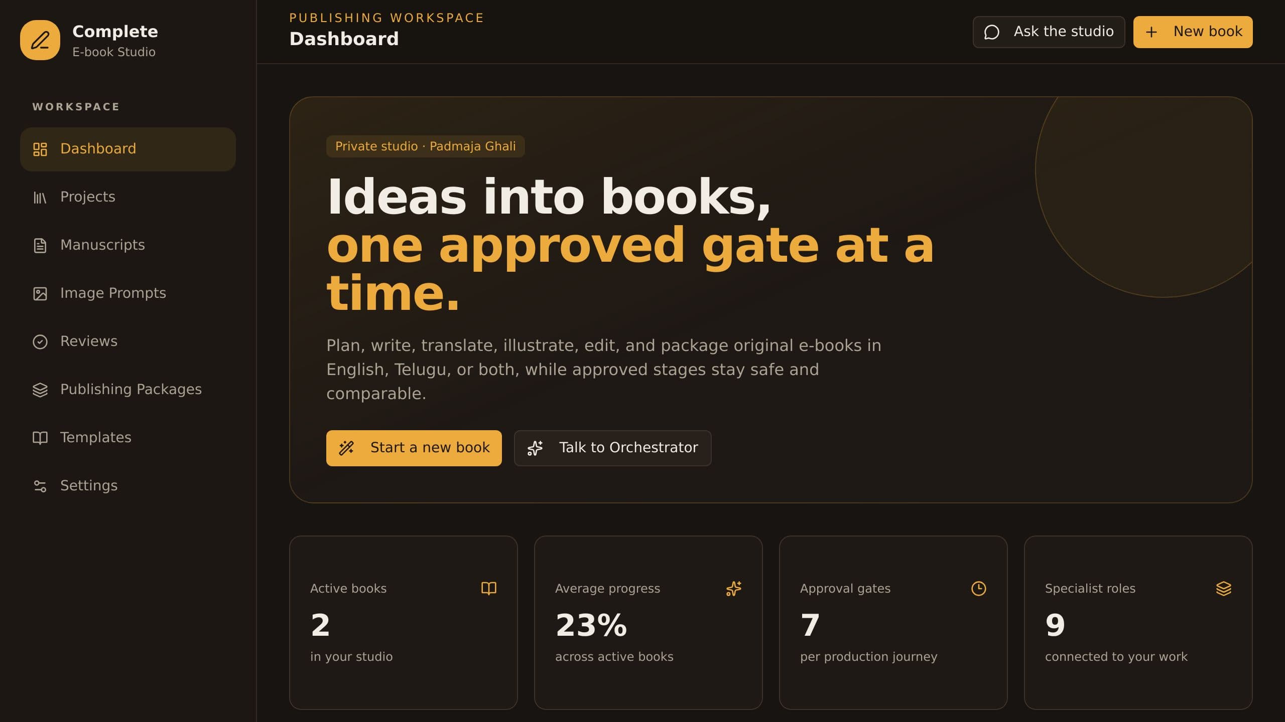 E‑book Studio
