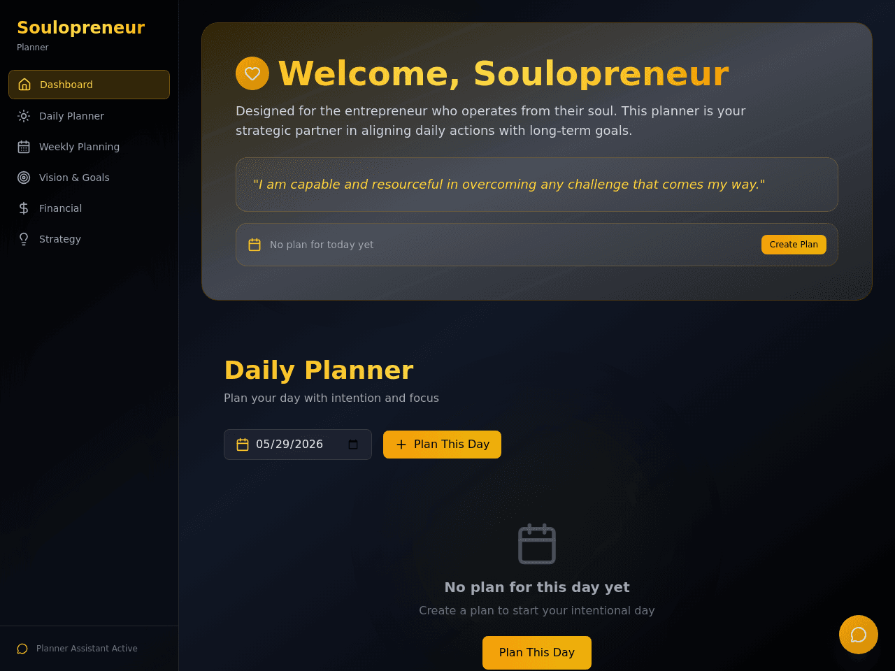 Soulopreneur Planner