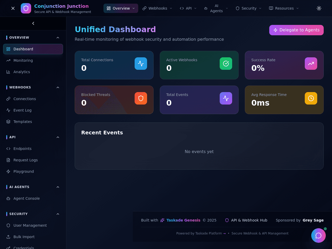 API  & Webhook Hub v2