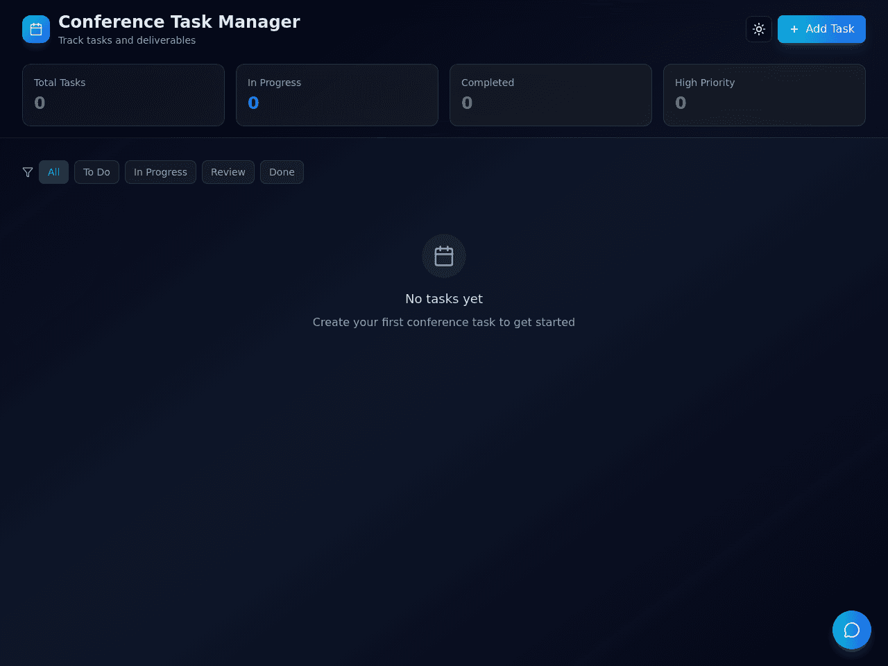 Conference Task Tracker