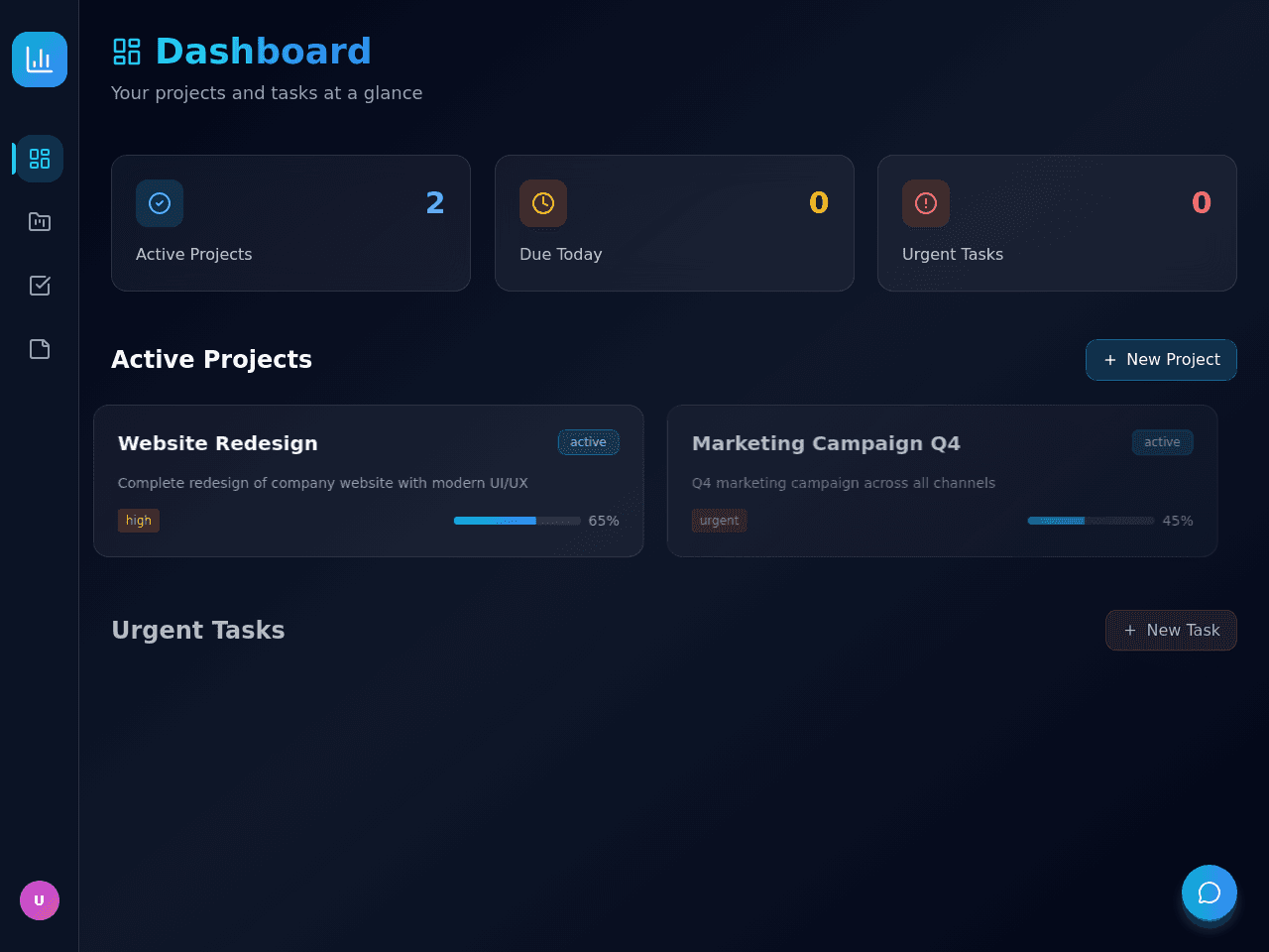 Task Note Dashboard
