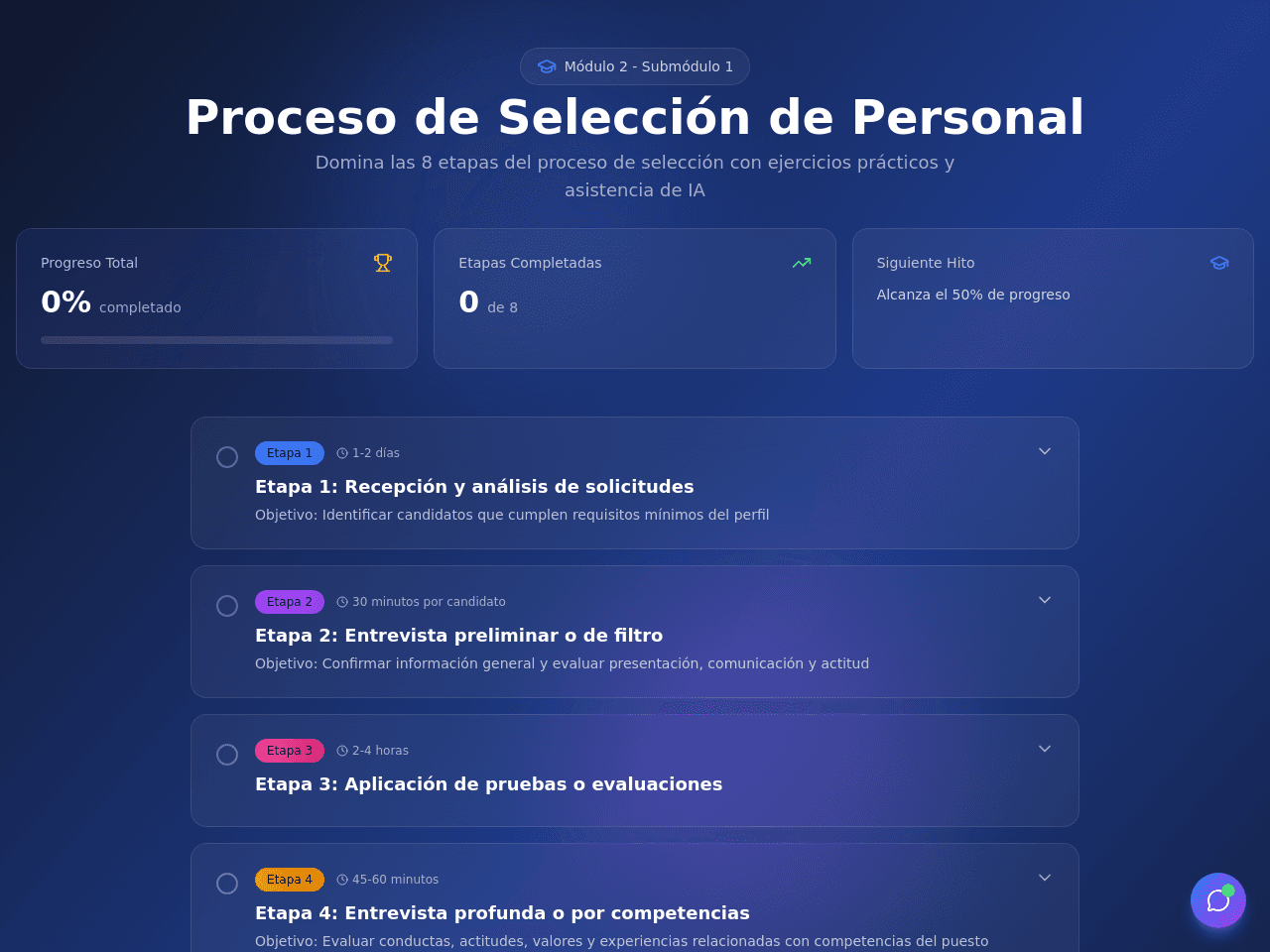 Selection Process Studio