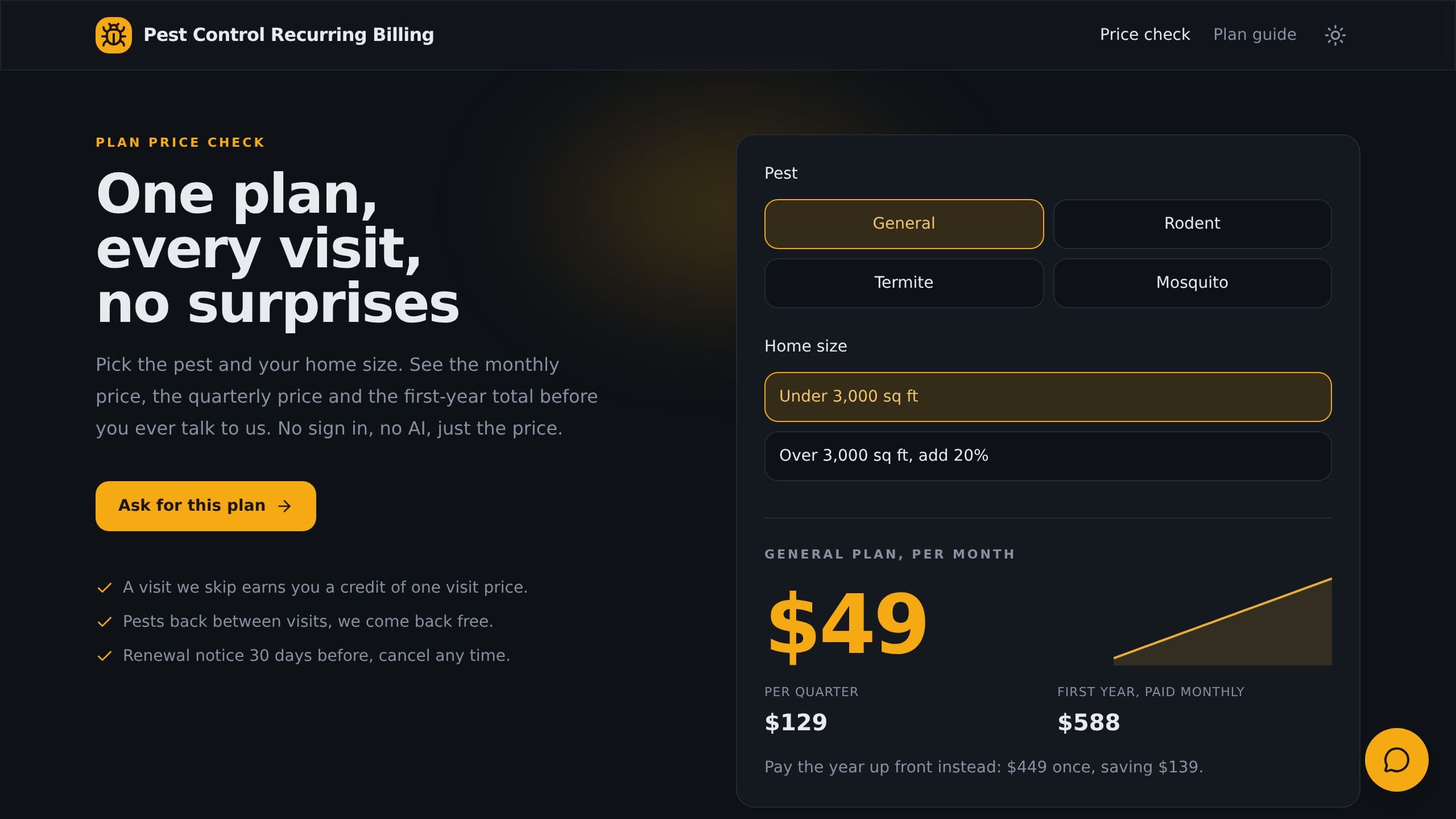 Pest Control Recurring Billing preview