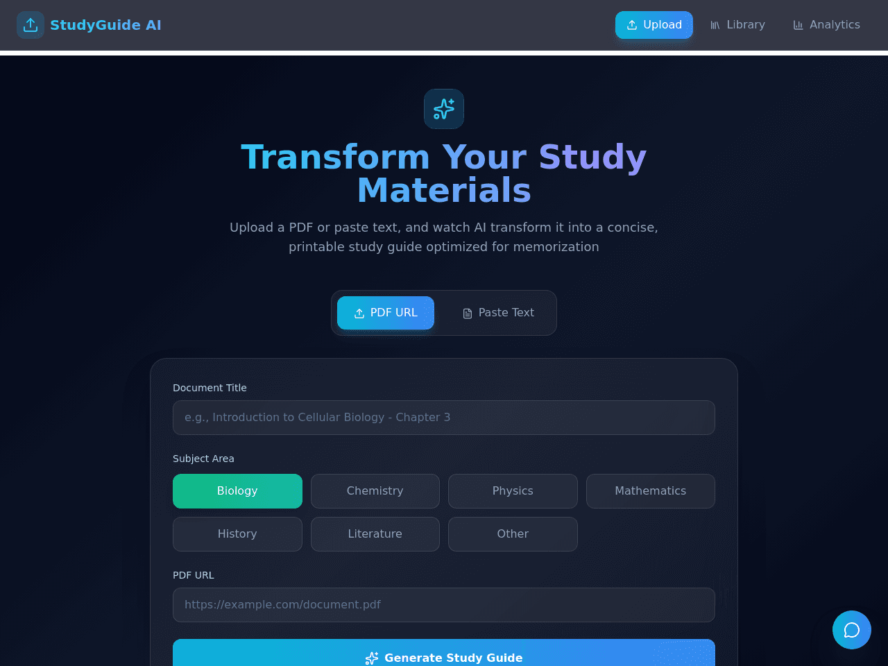 Study Guide Studio