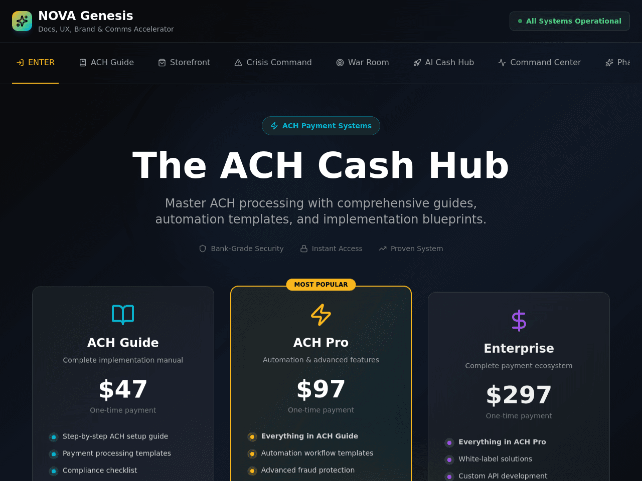 Genesis Nexus Dashboard