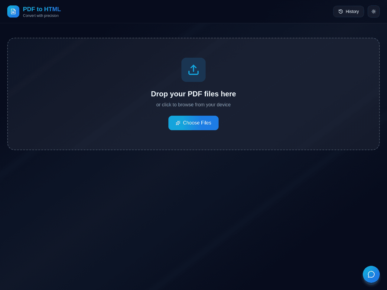 PDF to HTML Converter