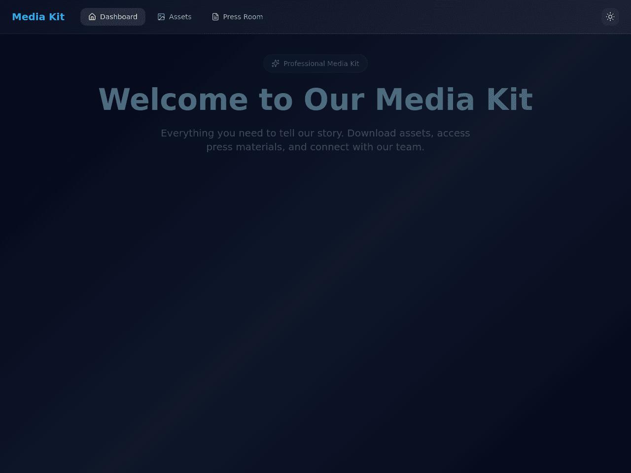 Media Kit Builder