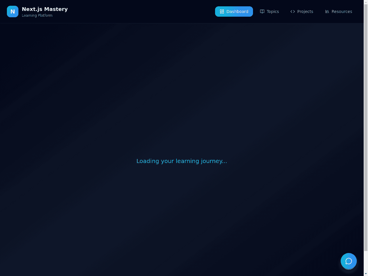 Next.js Mastery Portal