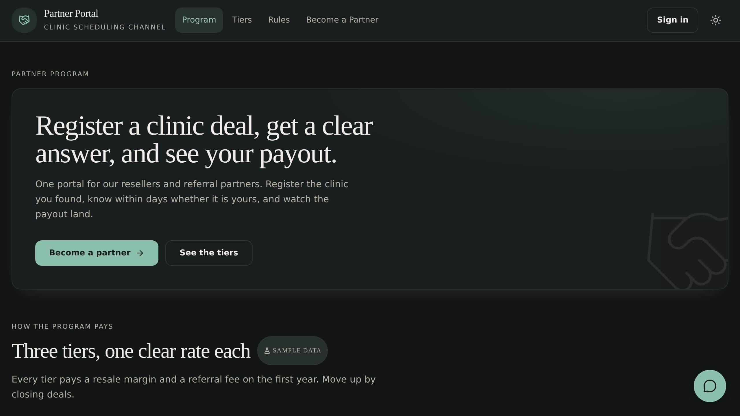 Partner Deal Registration preview