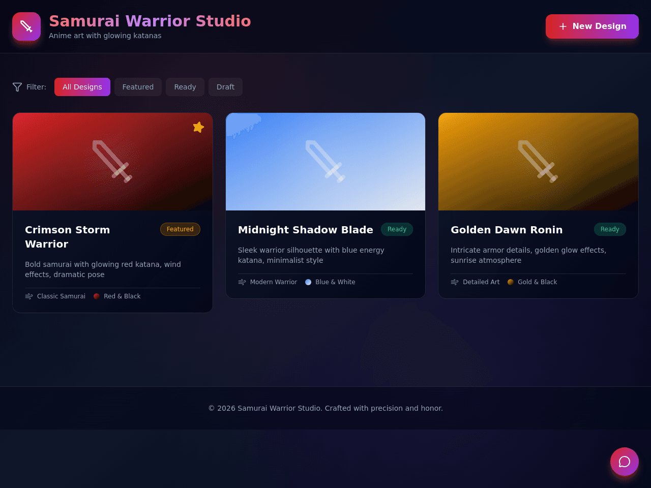 Samurai Canvas