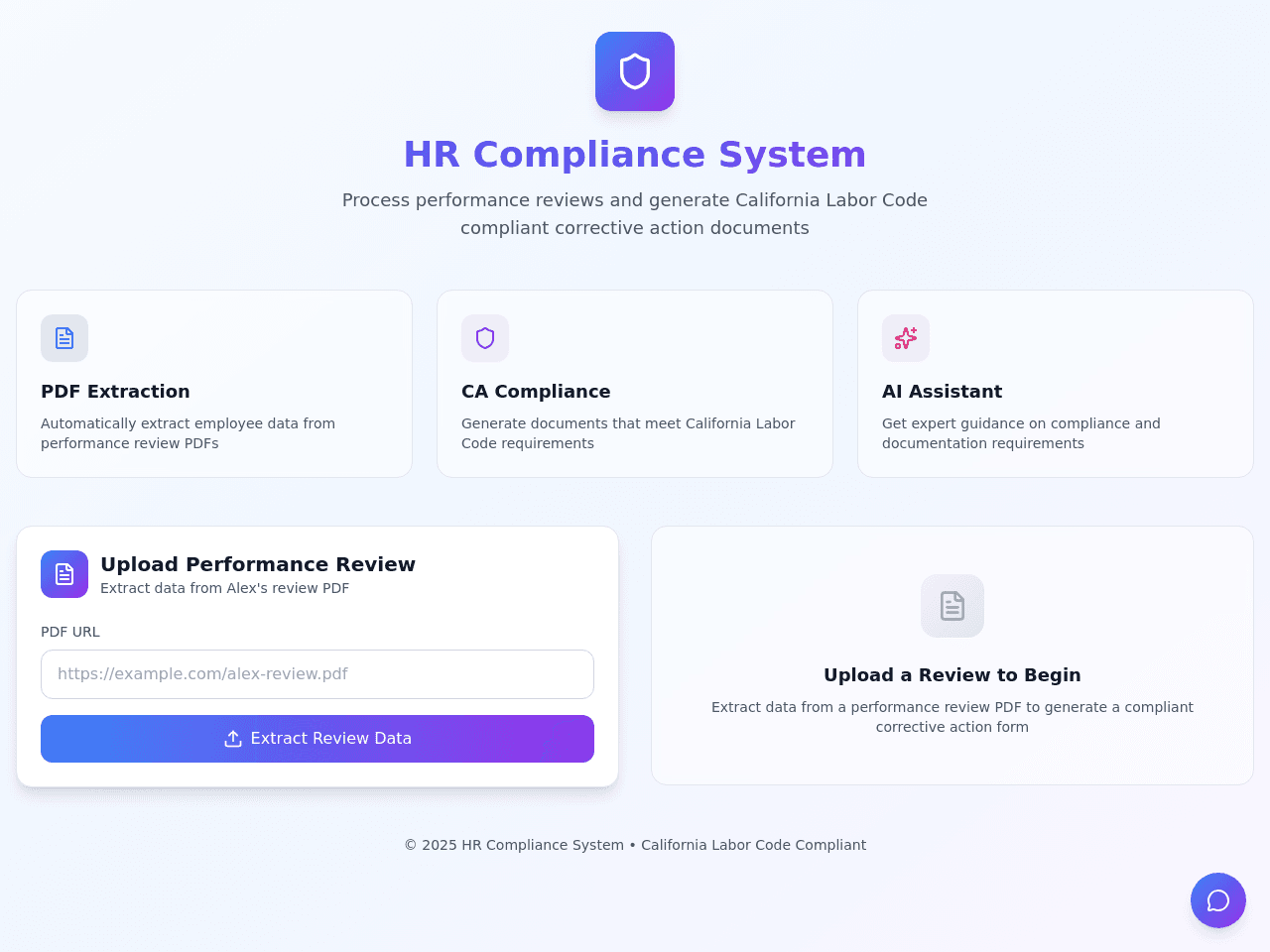 Review Action Portal