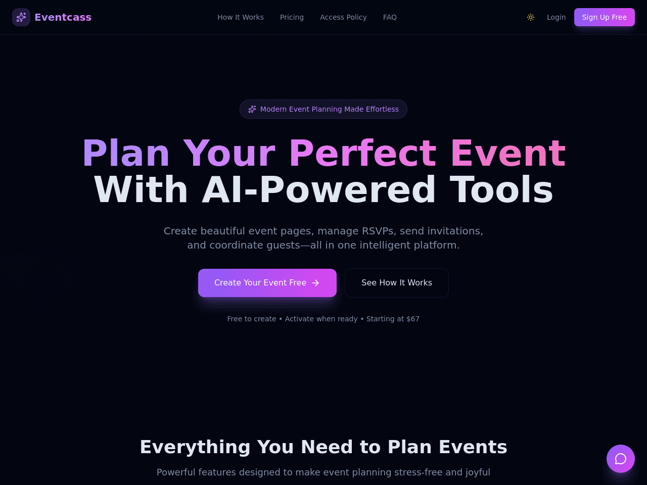 Eventcass Portal