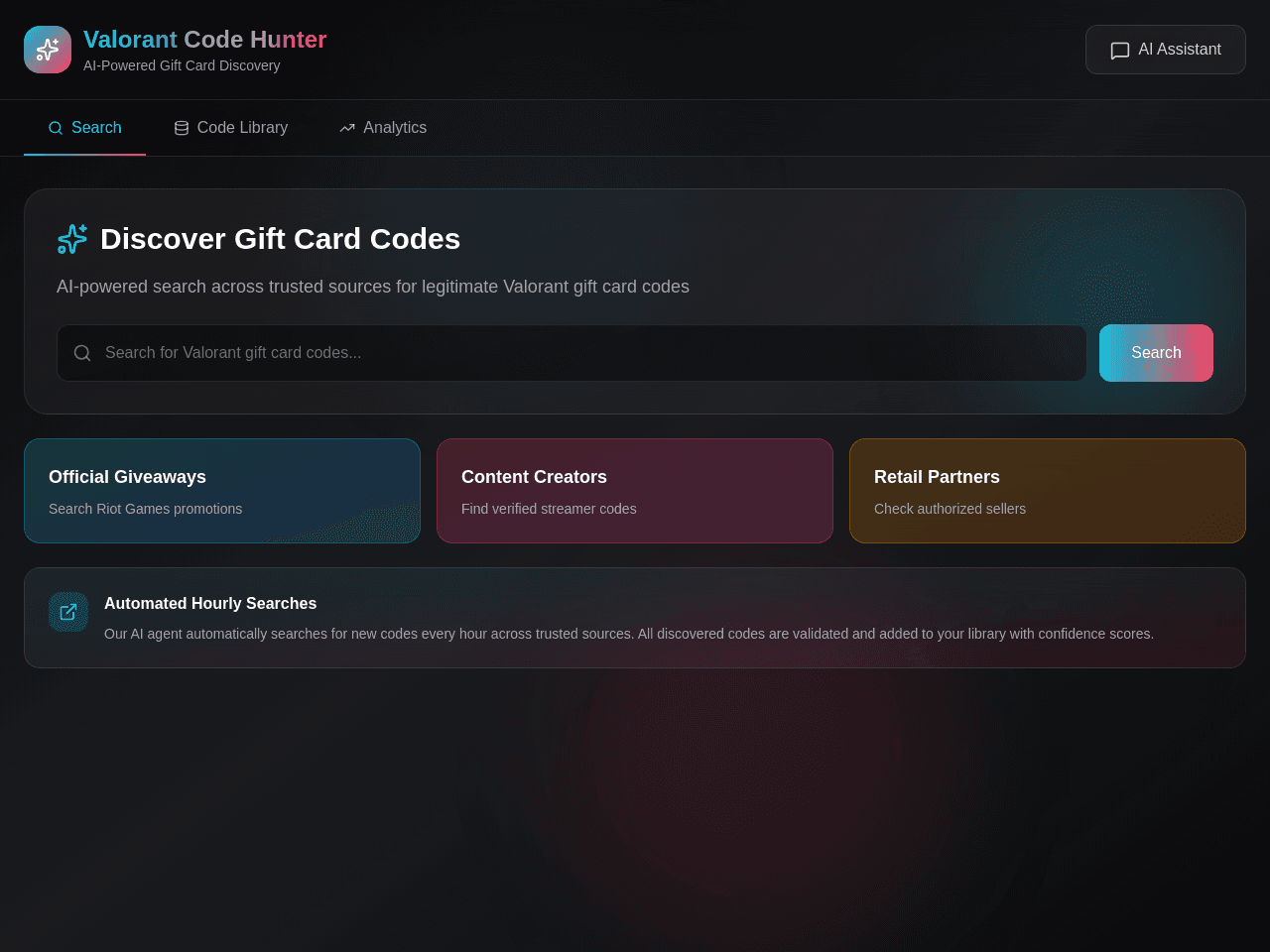 Valorant Code Finder