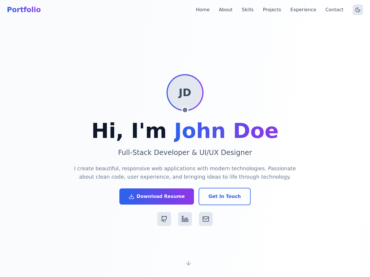 Nuxt Portfolio