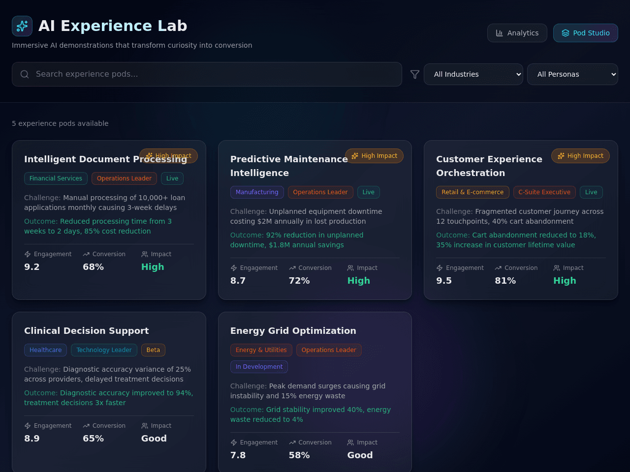 AI Engagement Portal