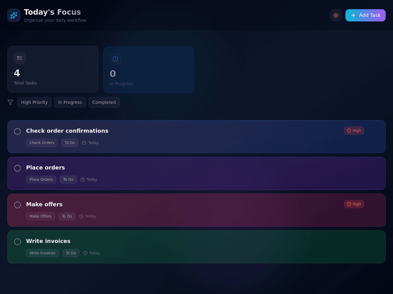 Task Flow Planner