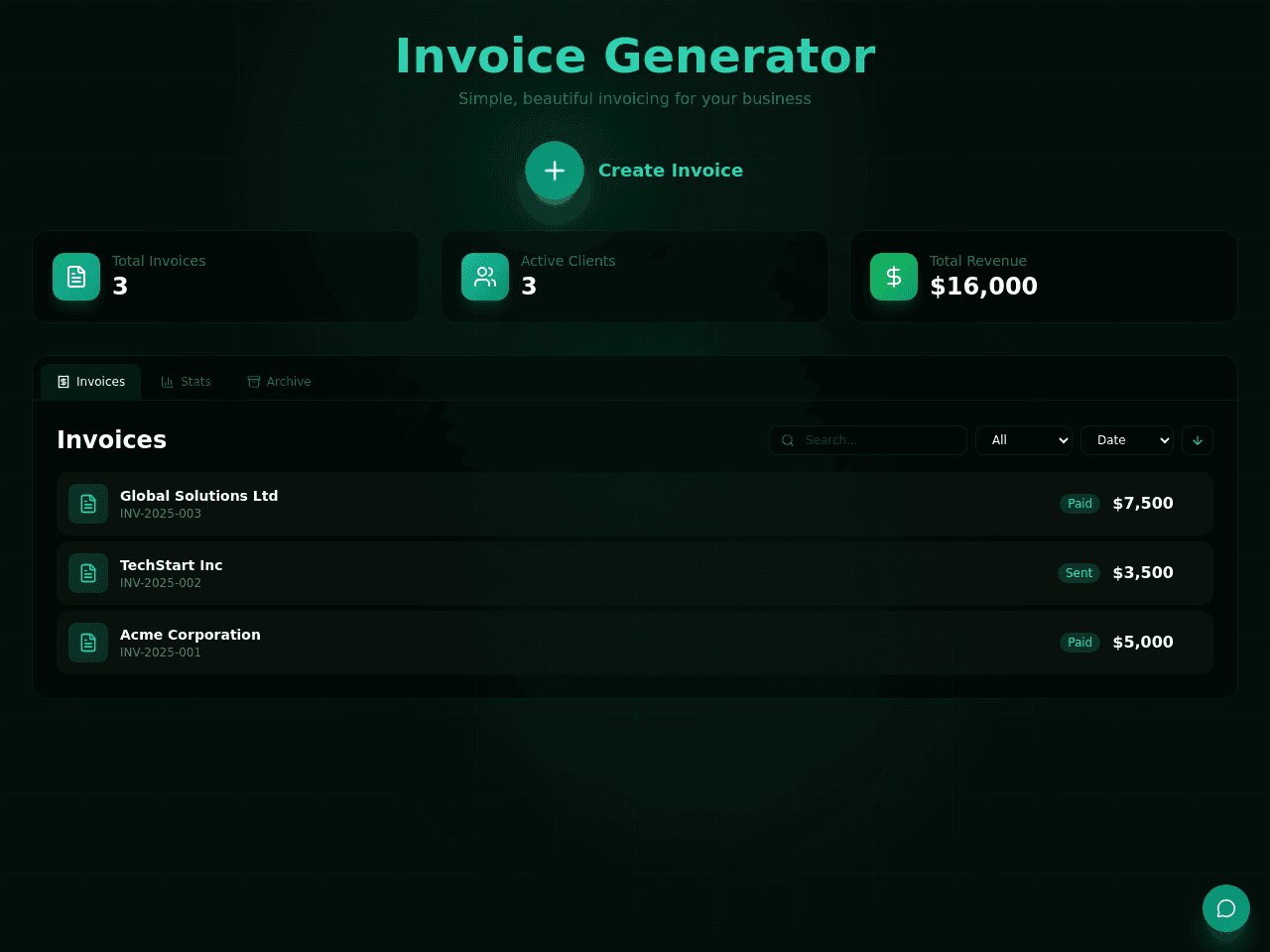 Invoice Generator