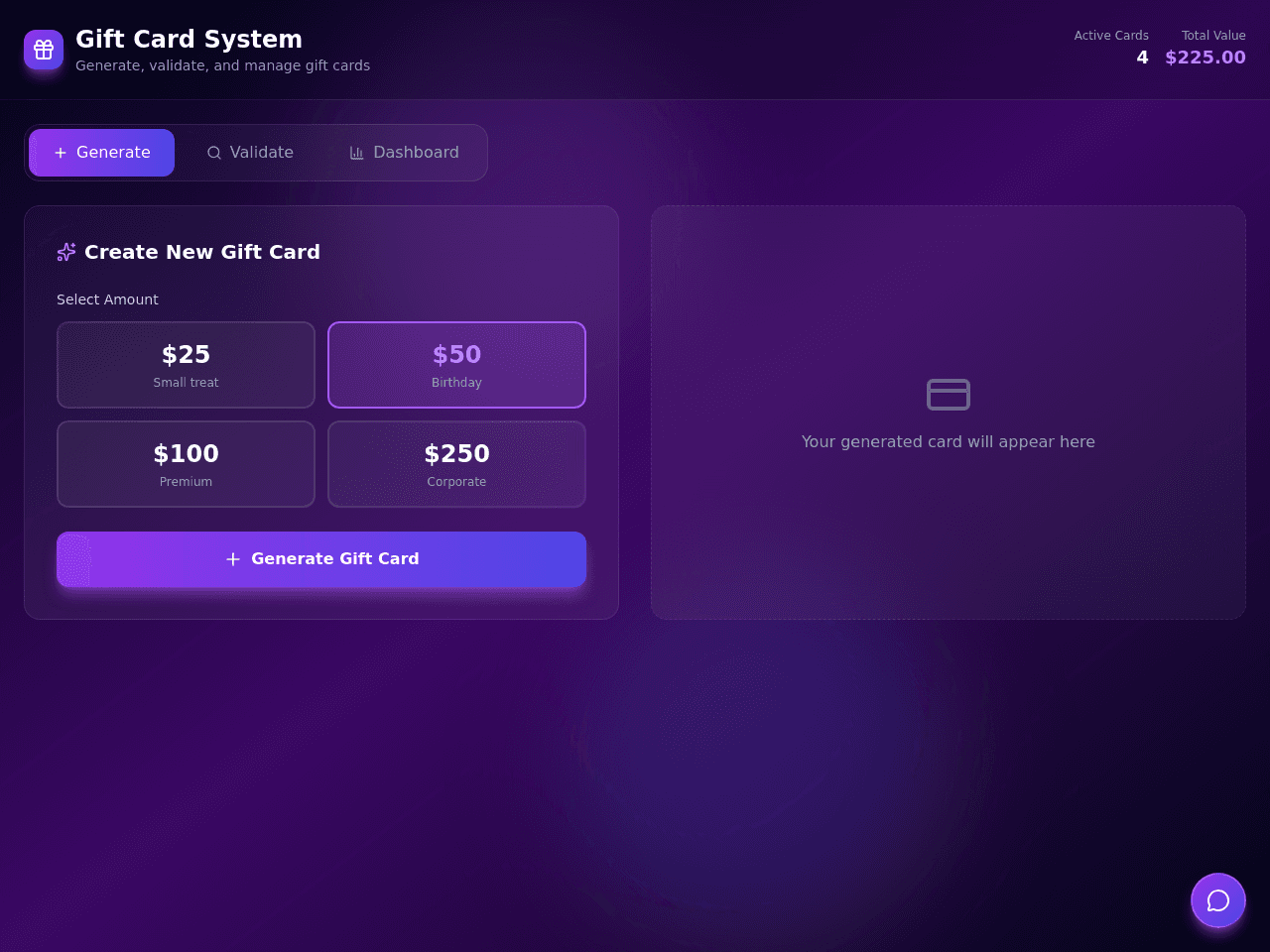 Gift Card Studio