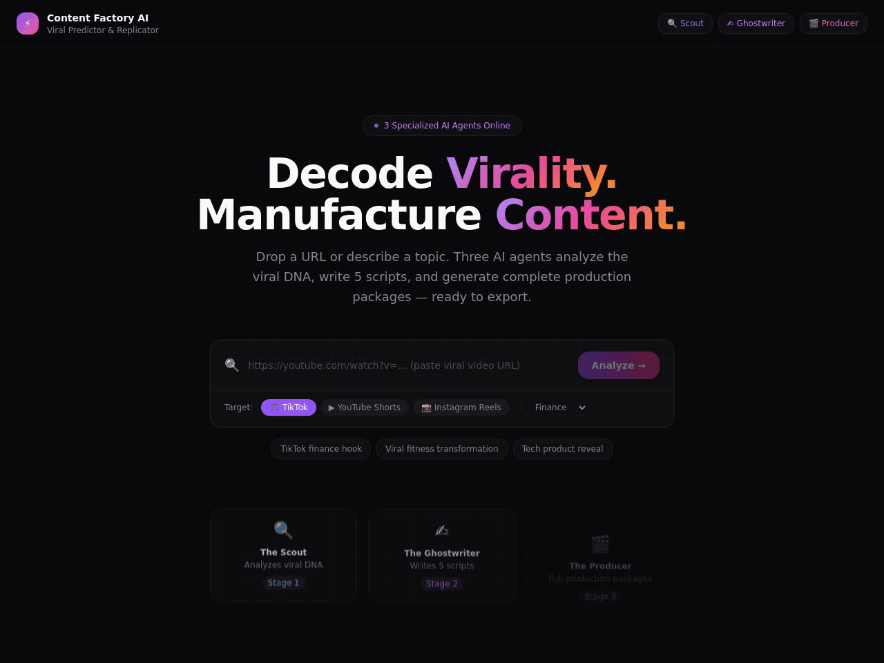 Viral Content Studio