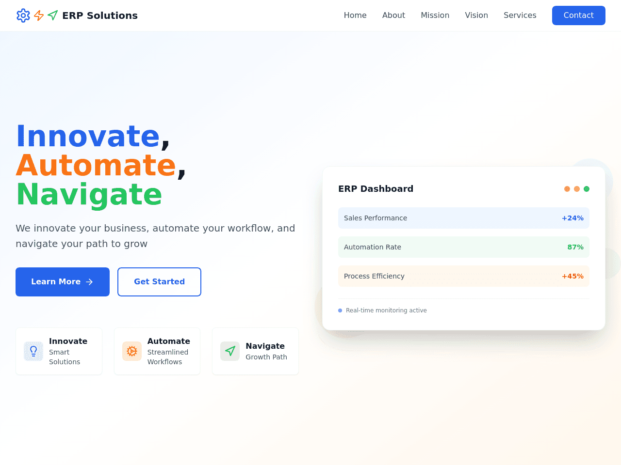Innovate Automate Navigate