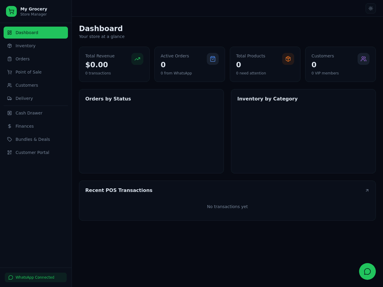 Grocery Flow Manager