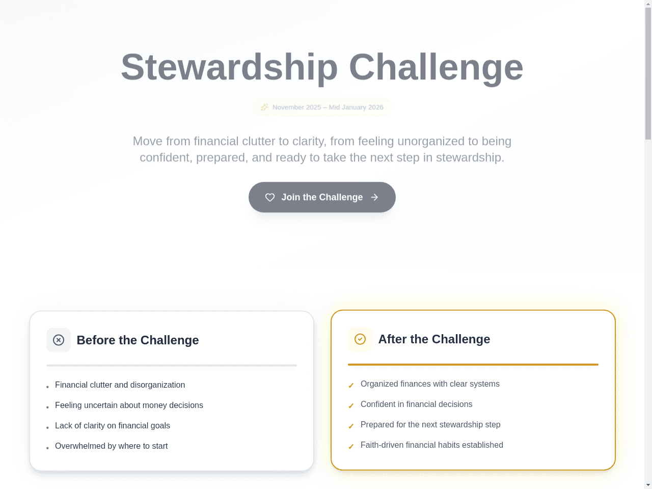Challenge Landing Studio