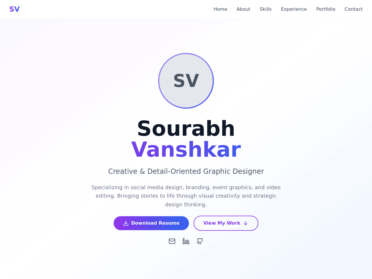 Graphic Portfolio Builder
