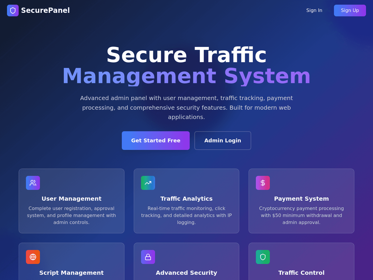Secure Admin Portal