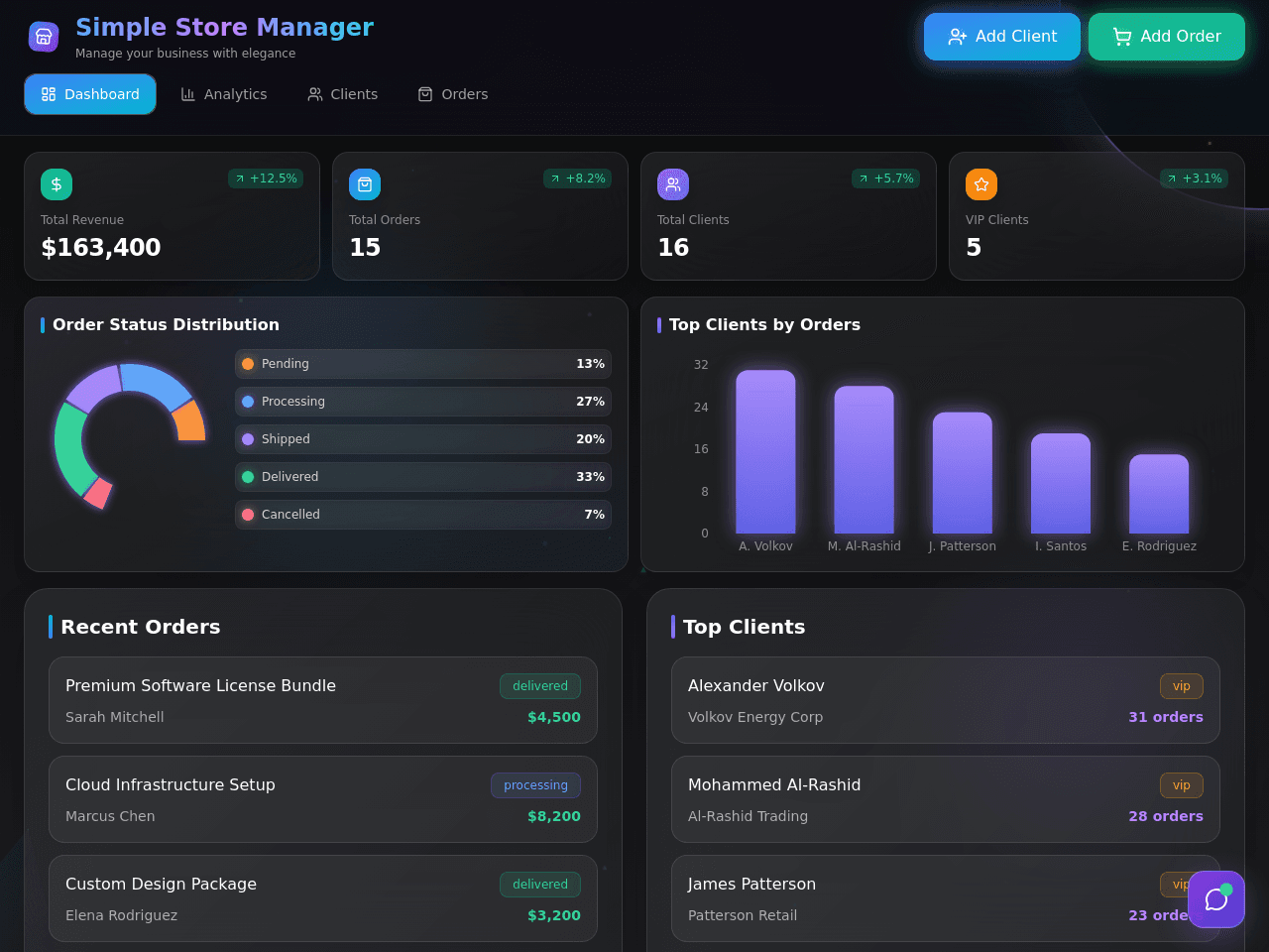 Simple Store Manager