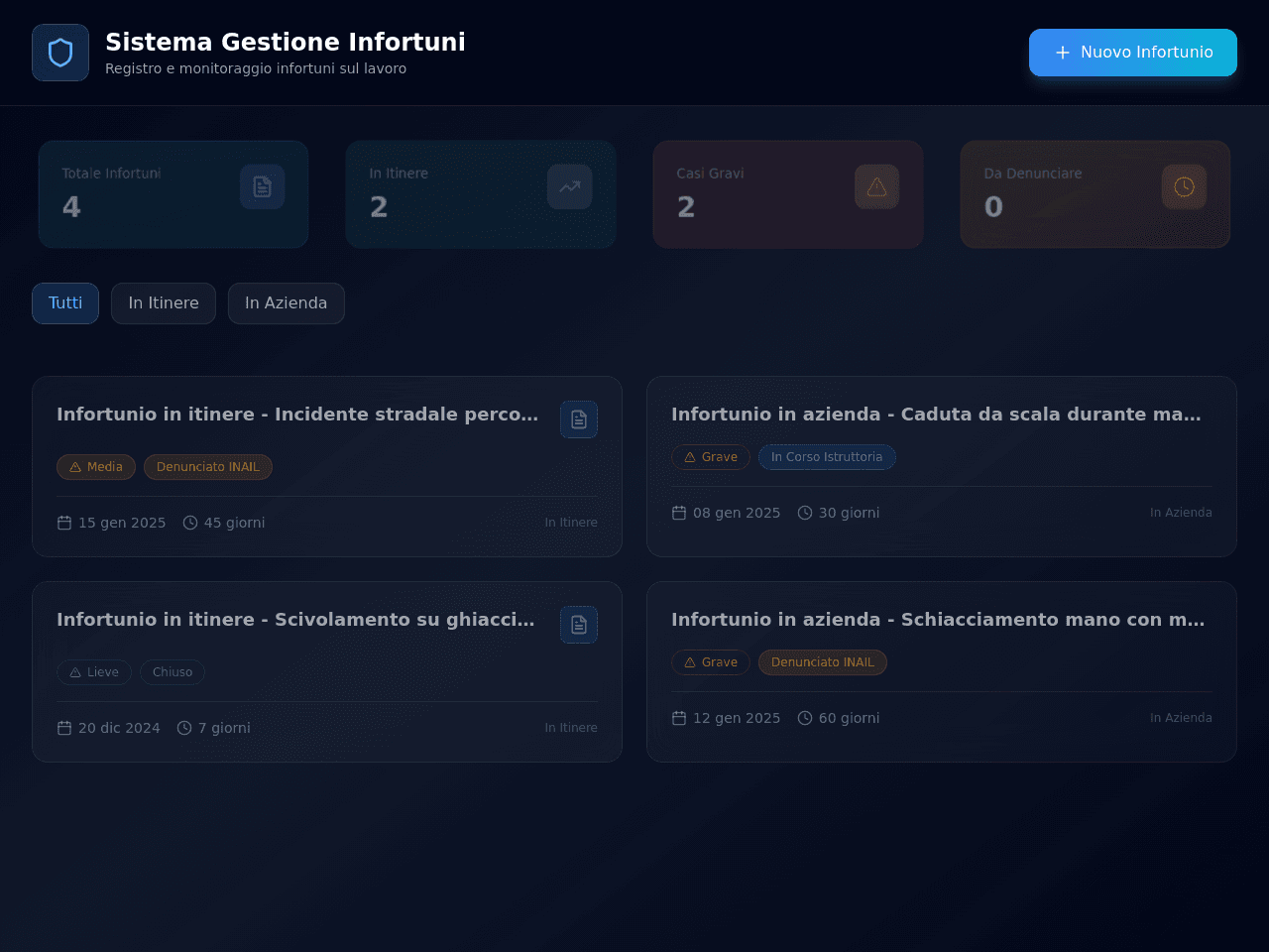 Injury Compliance Portal