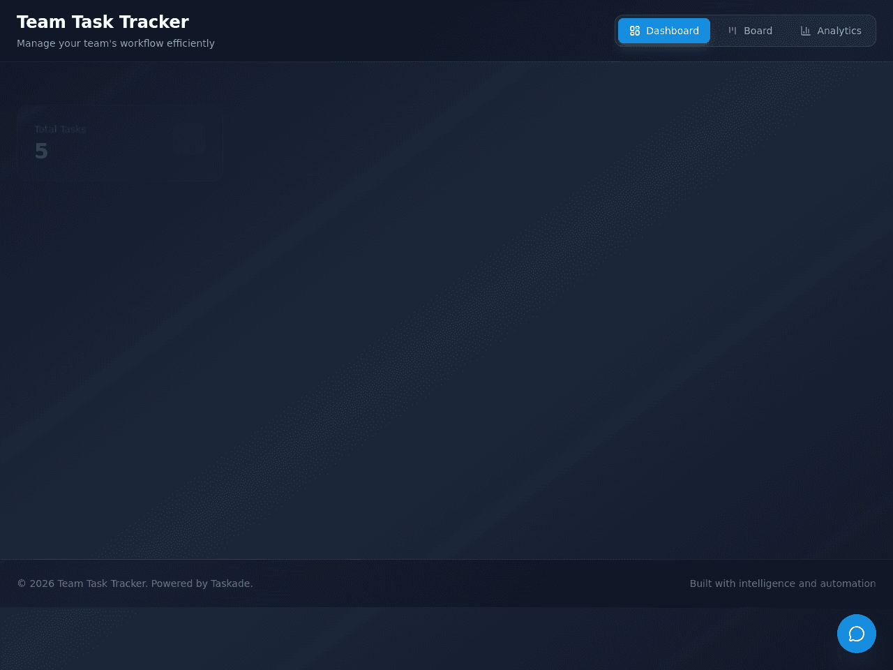 Team Task Tracker
