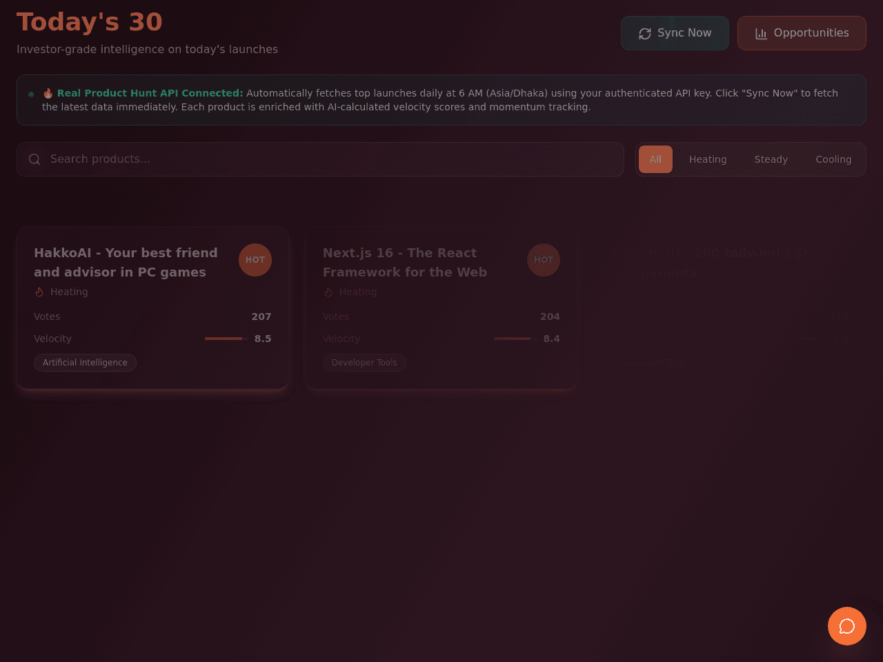 Discovery Dashboard