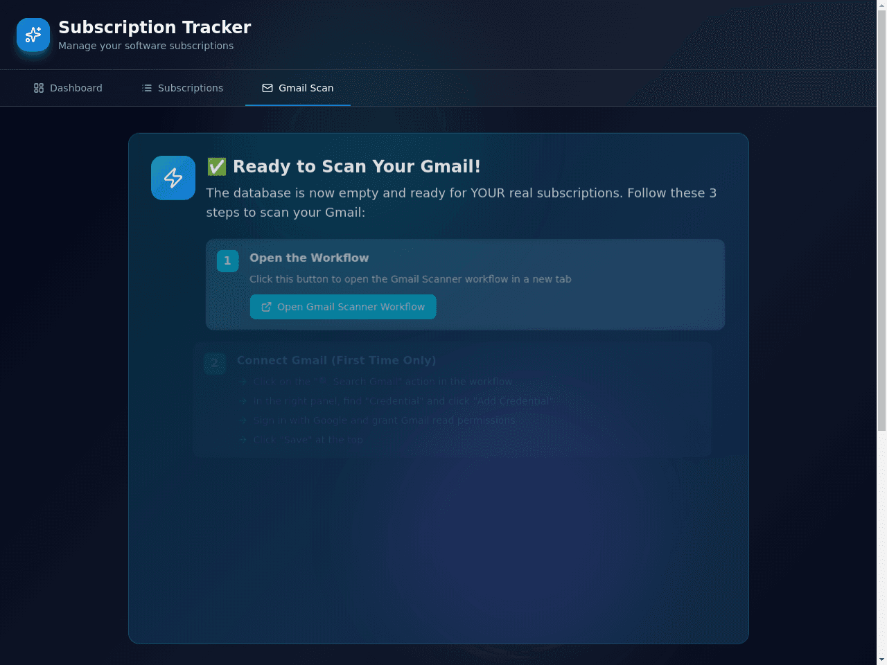 Subscription Tracker