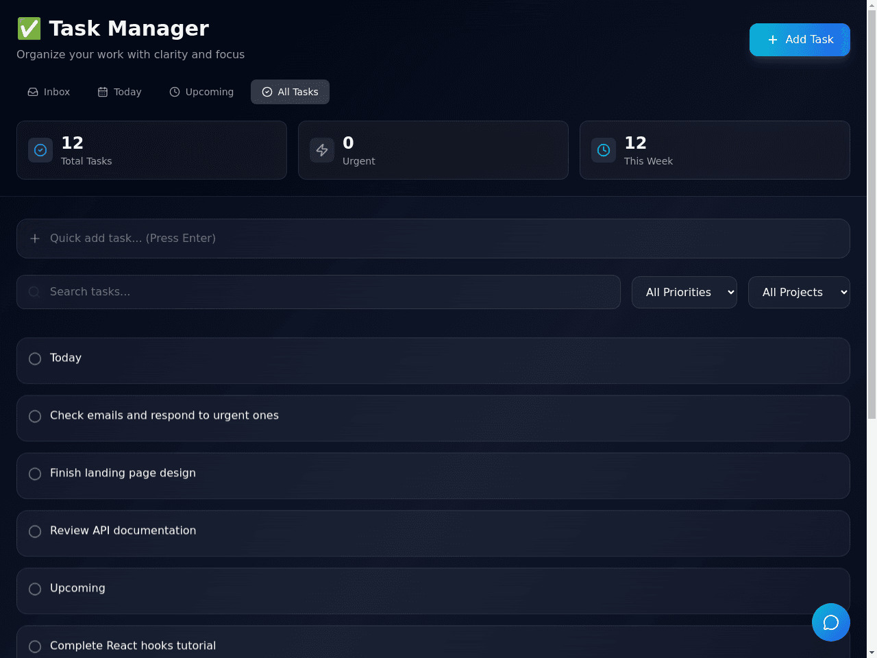Task Flow Planner