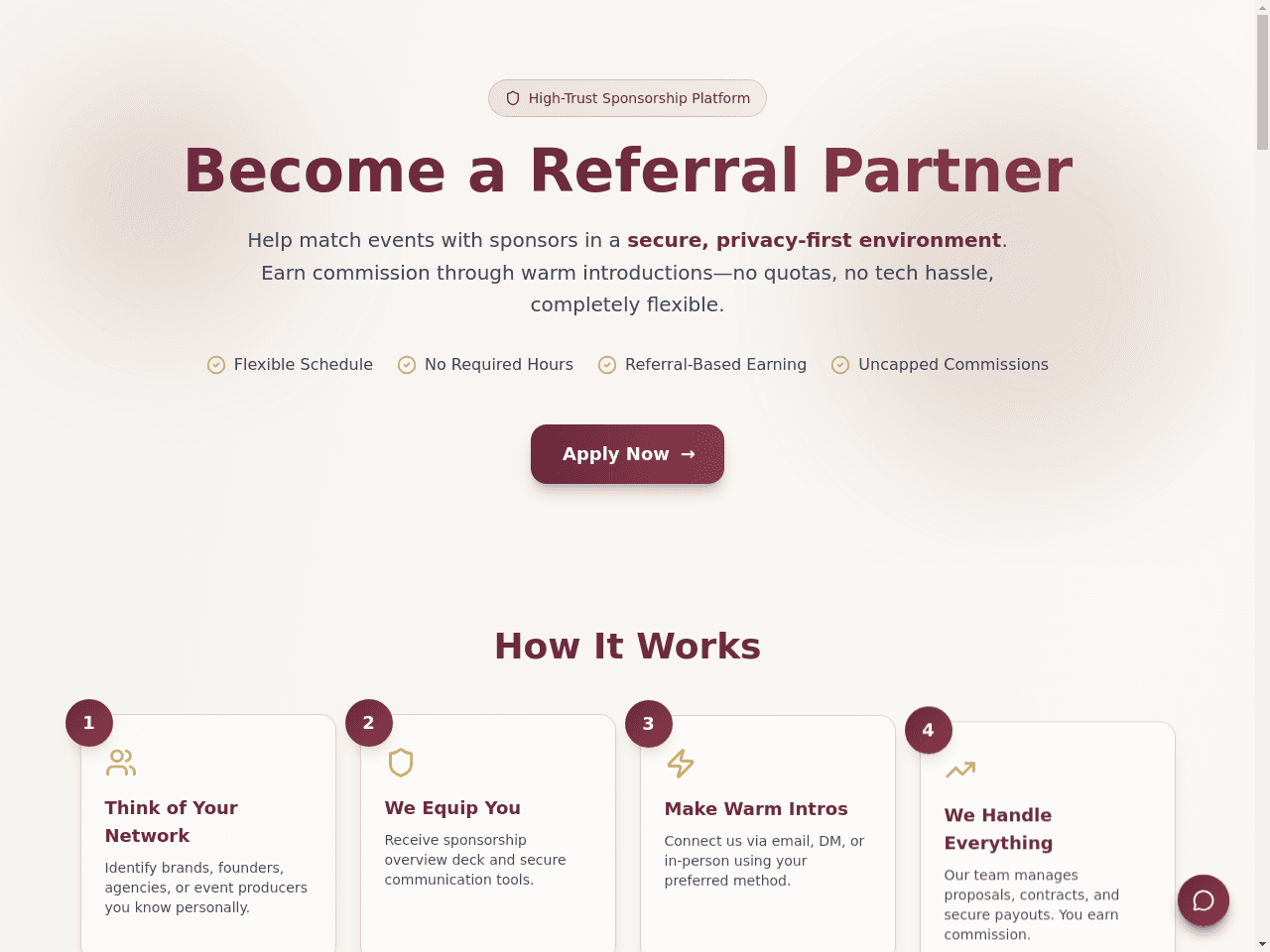 Referral Partner Portal