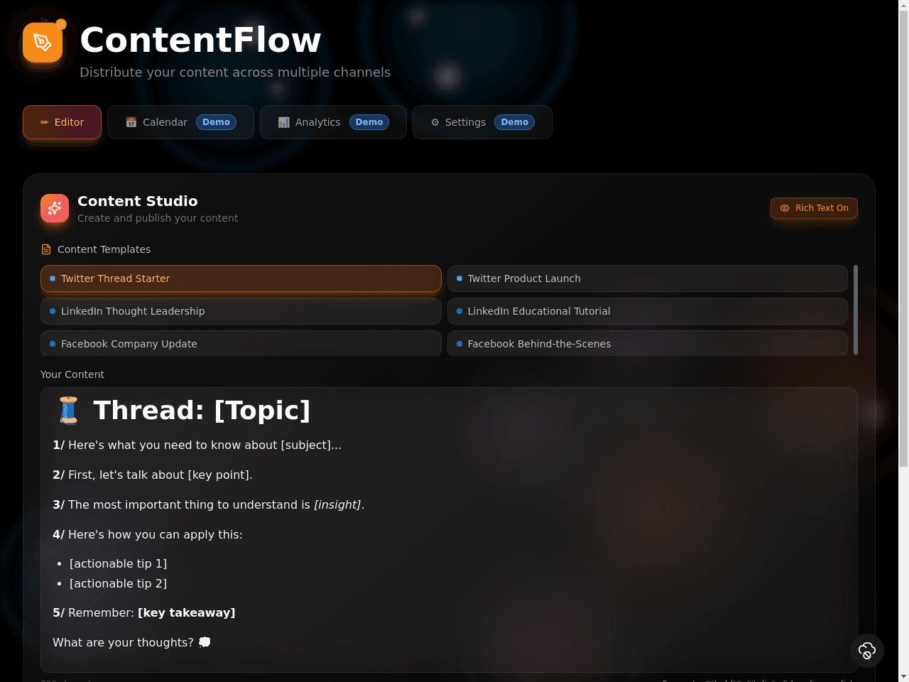 Multi-Platform Publisher