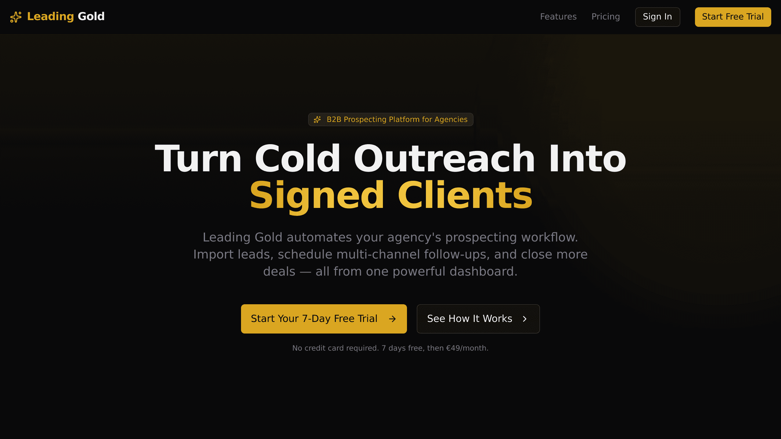 LEADING GOLD