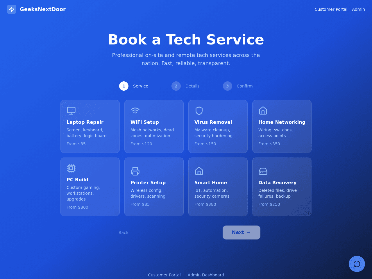 Geeks Task Portal