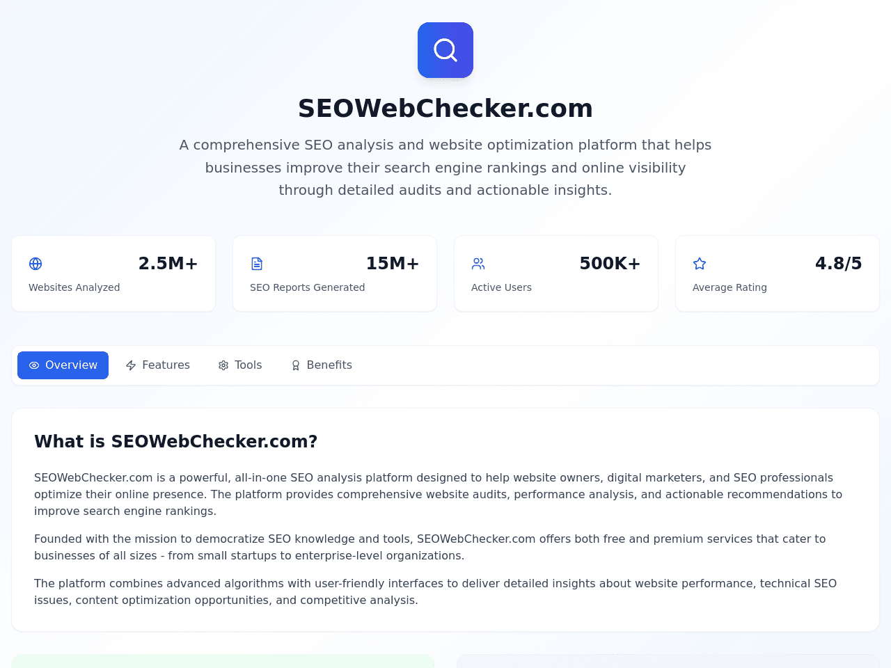 SEO Insight Checker