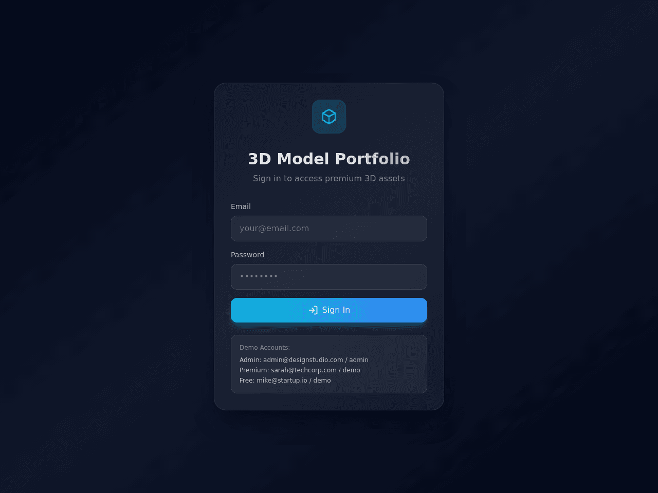 Design Showcase Portal