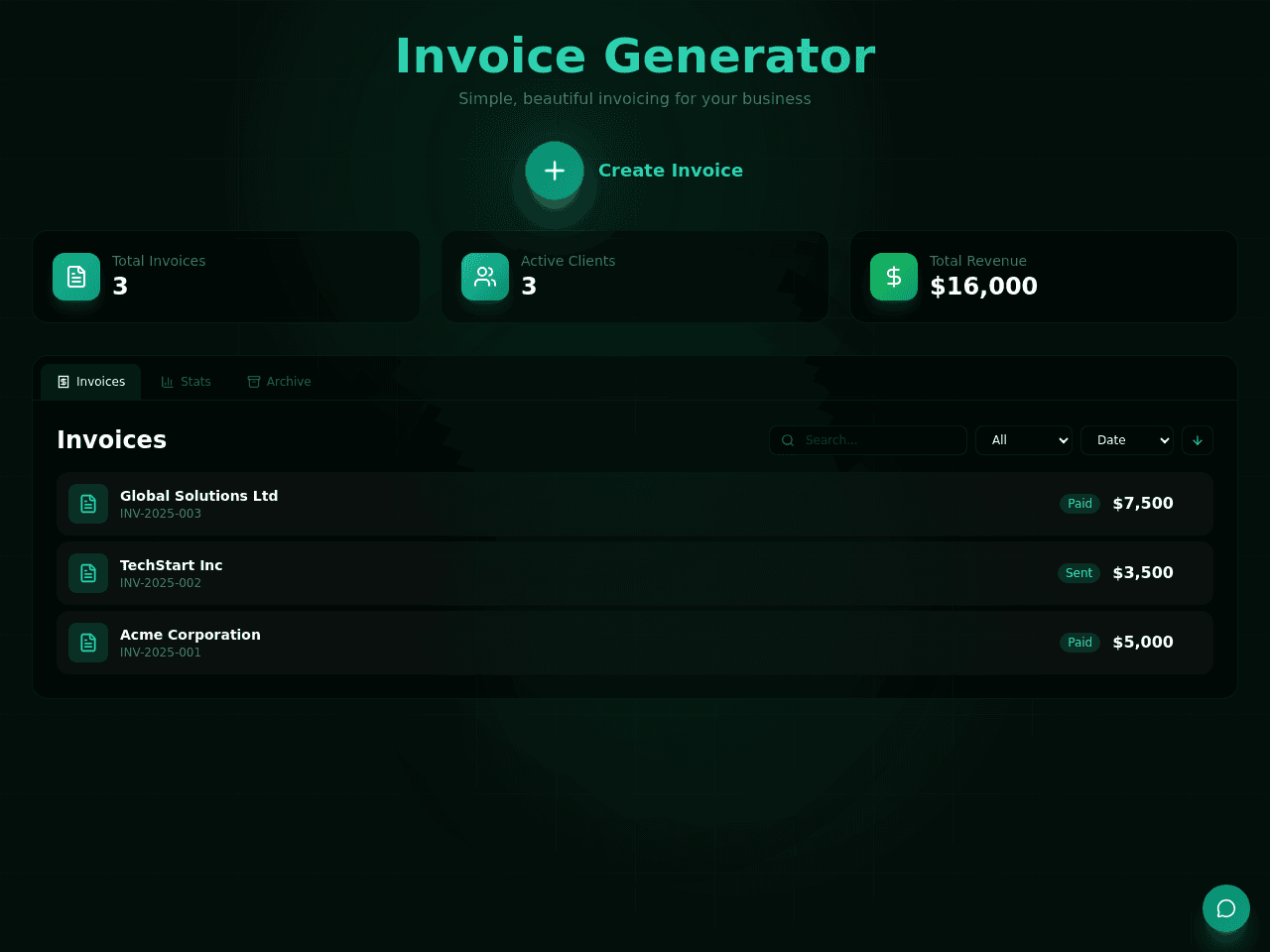 Invoice Generator
