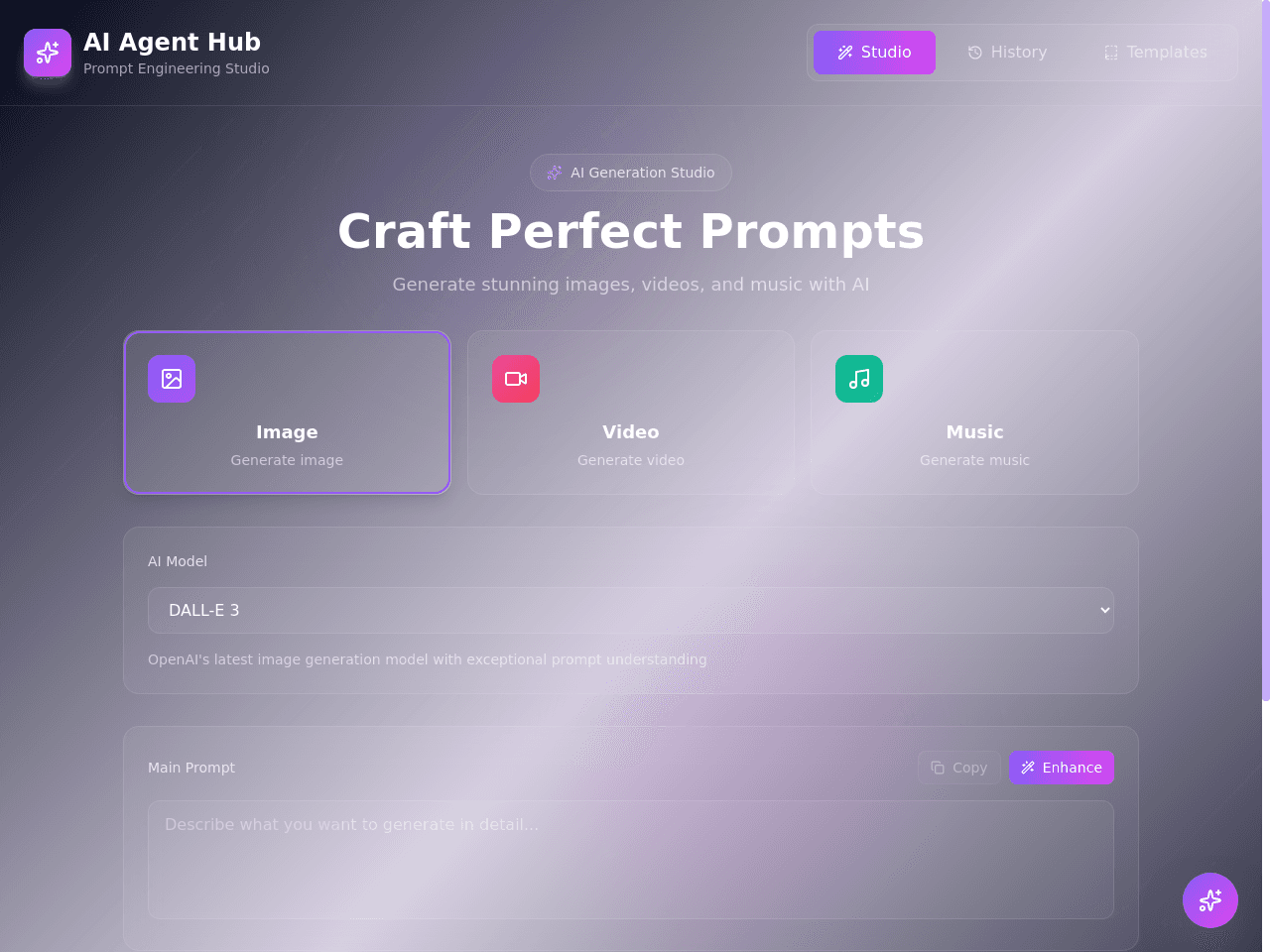 Agent Prompt Studio