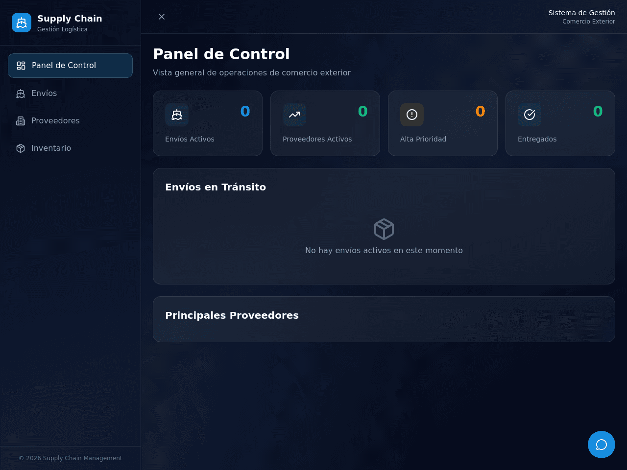 Supply Chain Dashboard