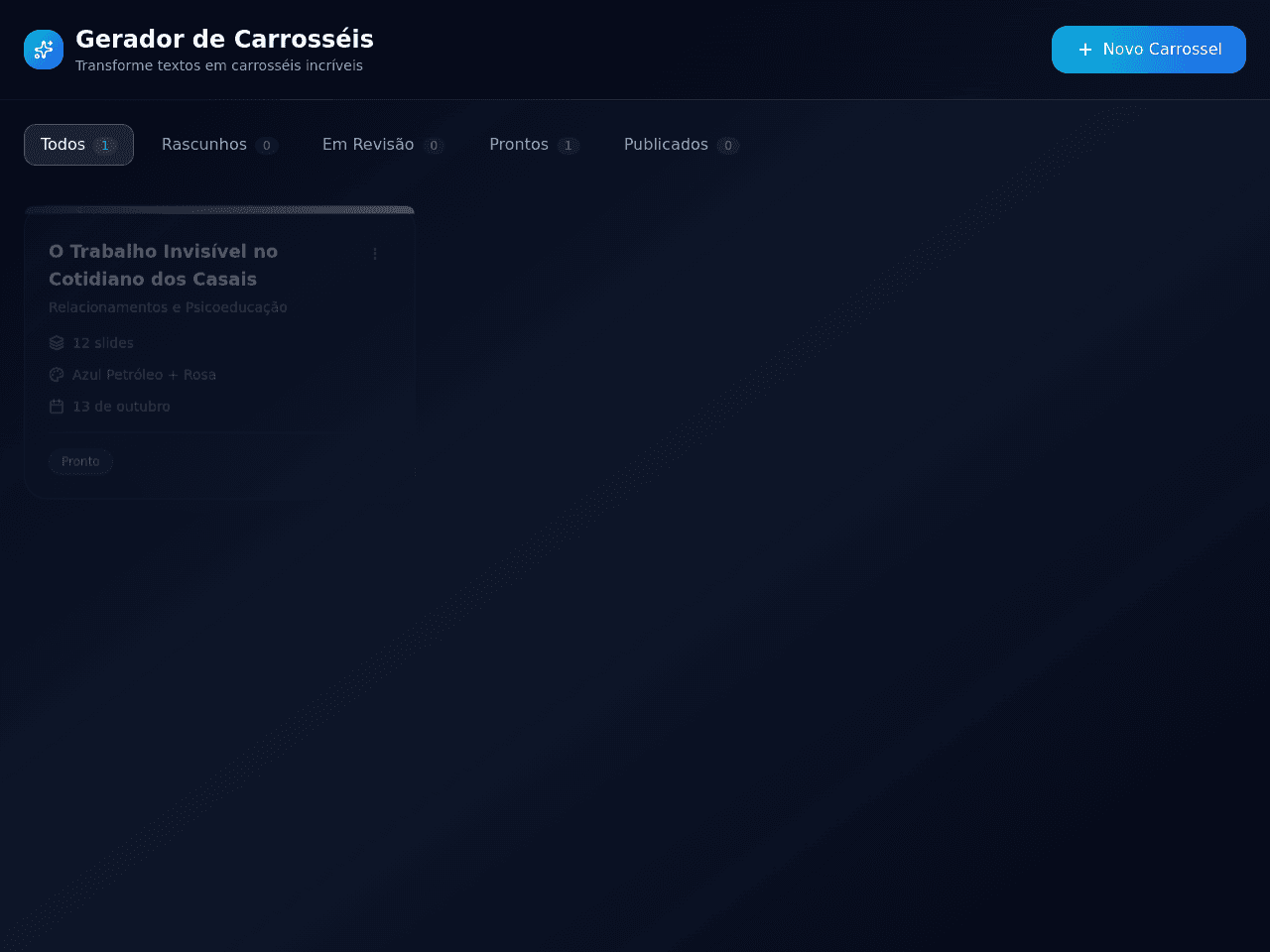 Carousel Insights Studio