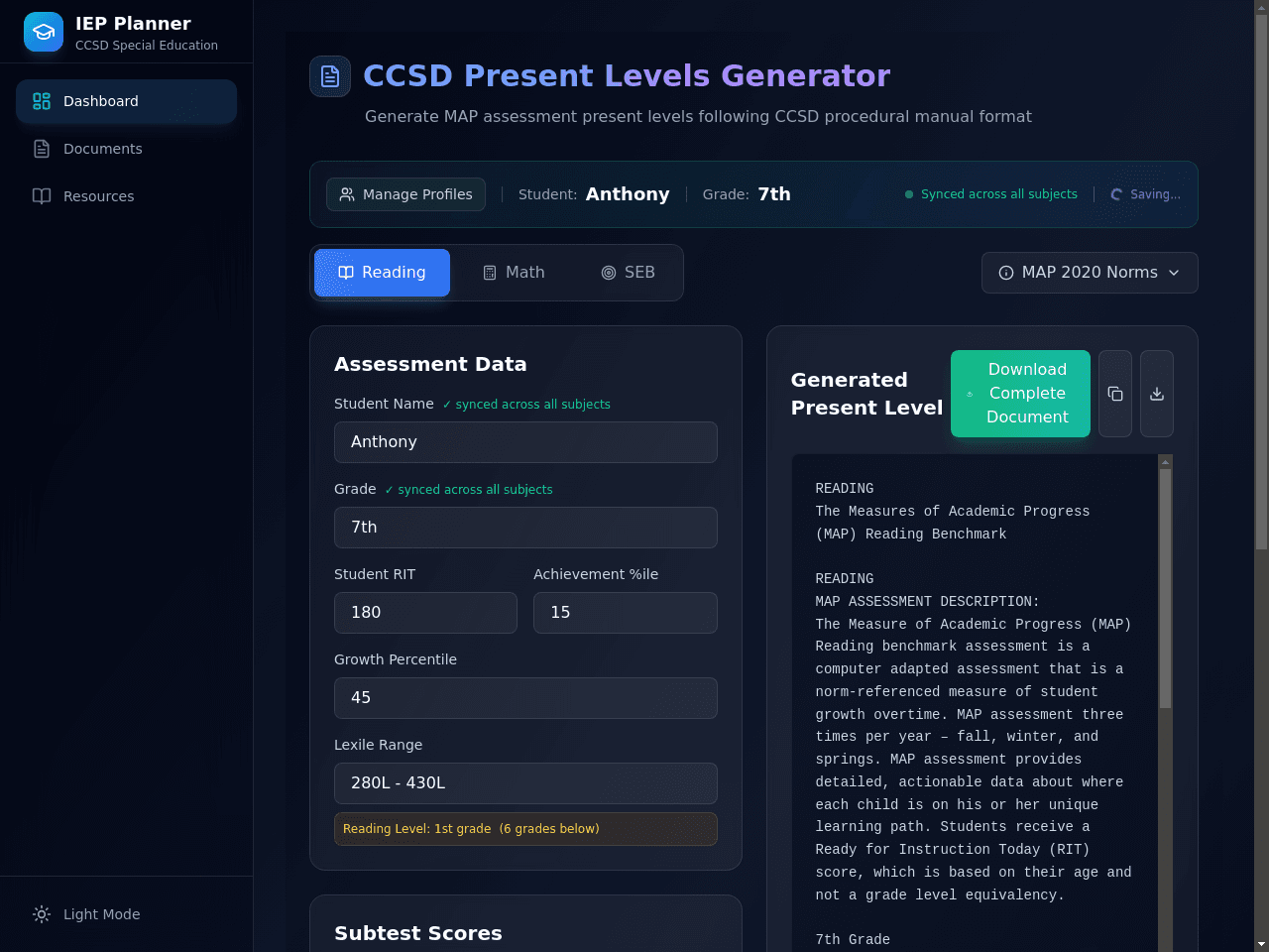 IEP Builder Pro