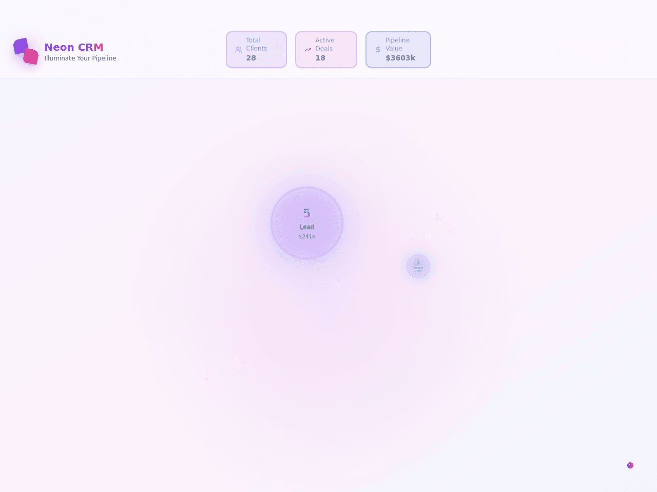 Neon CRM Dashboard