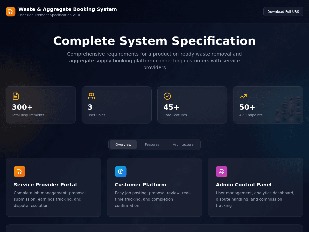 Aggregate Booking Portal