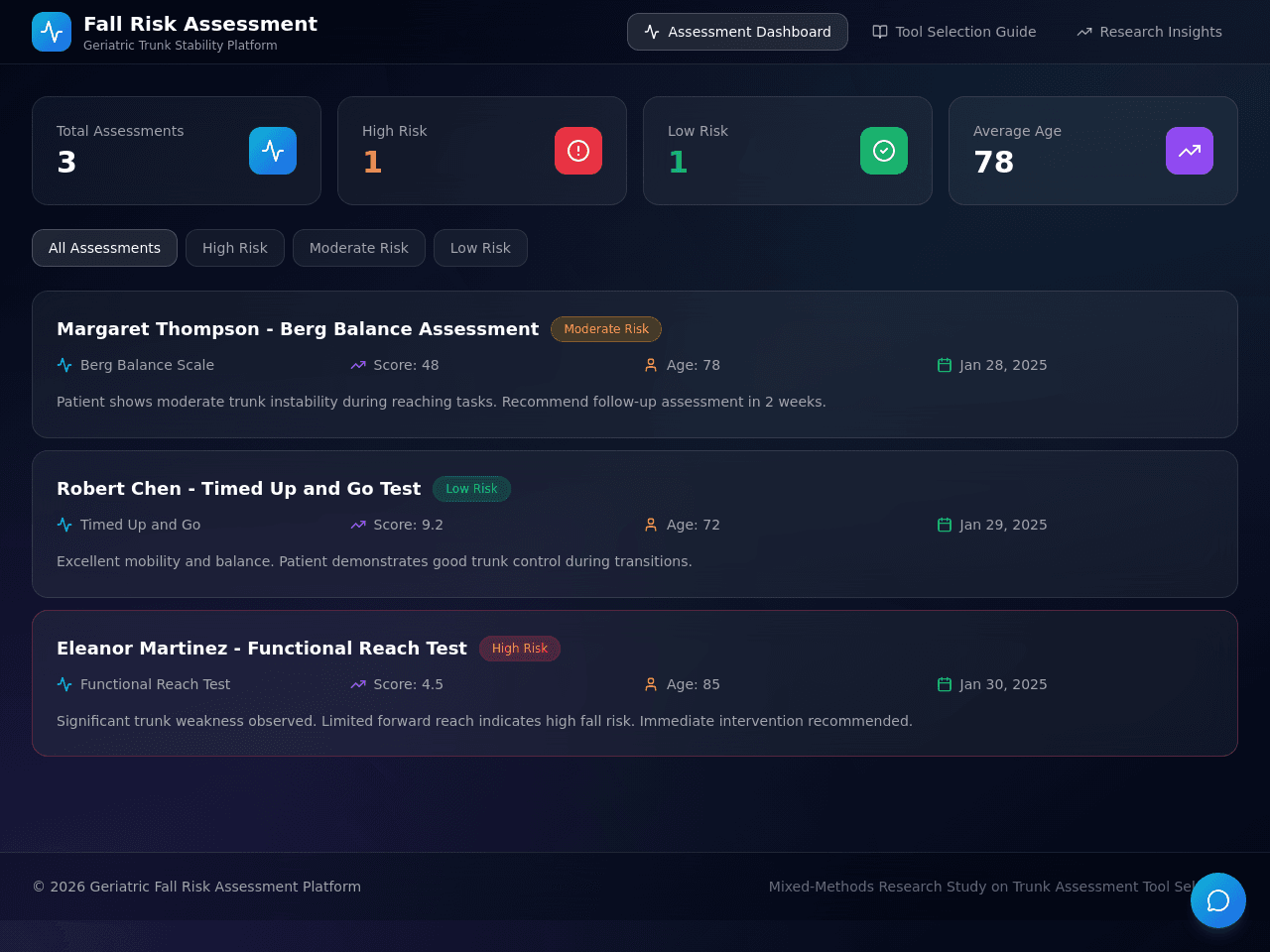 Trunk Assessment Portal