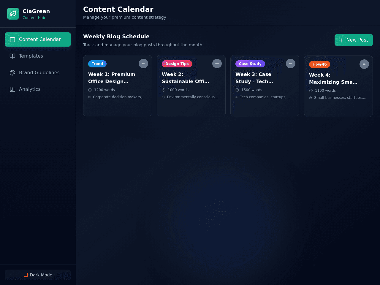 Content Design Studio